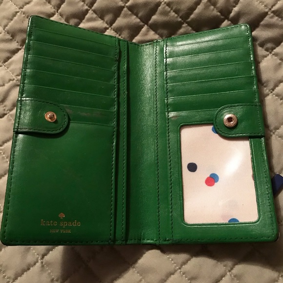 Kate Spade two toned snap wallet - Picture 2 of 3